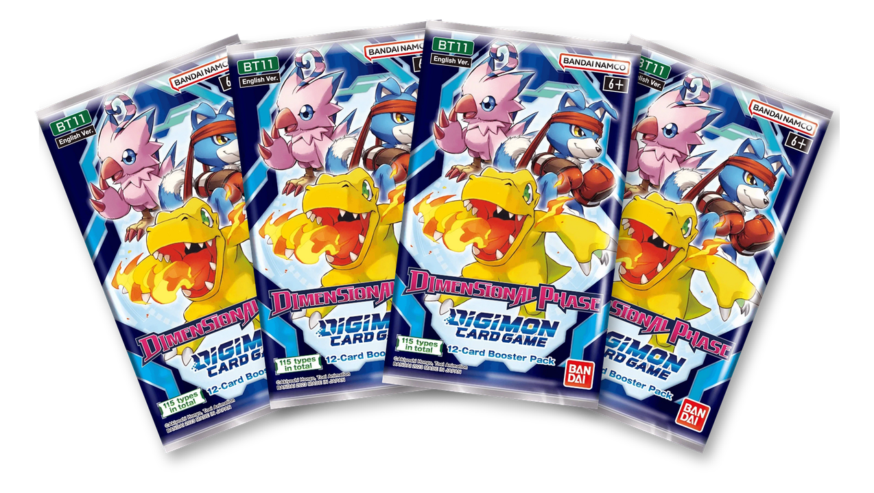 Digimon Dimensional Phase Booster Pack (4 packs)