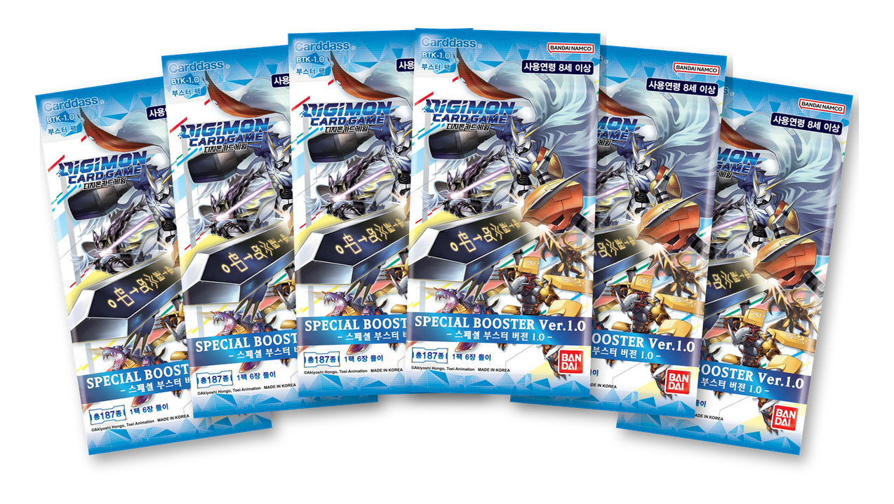 Digimon Release Special Booster Ver.1.0 Booster Packs (6 Packs)
