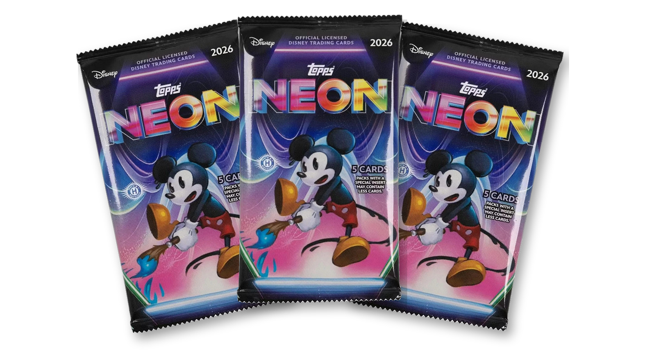 2026 Topps Neon Disney (3 Packs)
