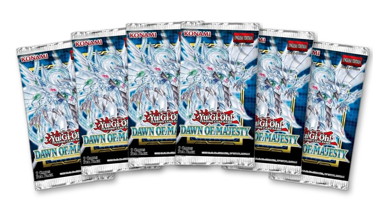 Yu-Gi-Oh Dawn of Majesty Booster Packs (6Packs)
